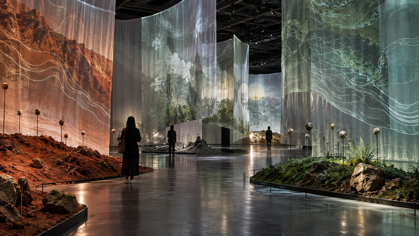 Breathing Terrain: Turning Climate Data into an Exhibition