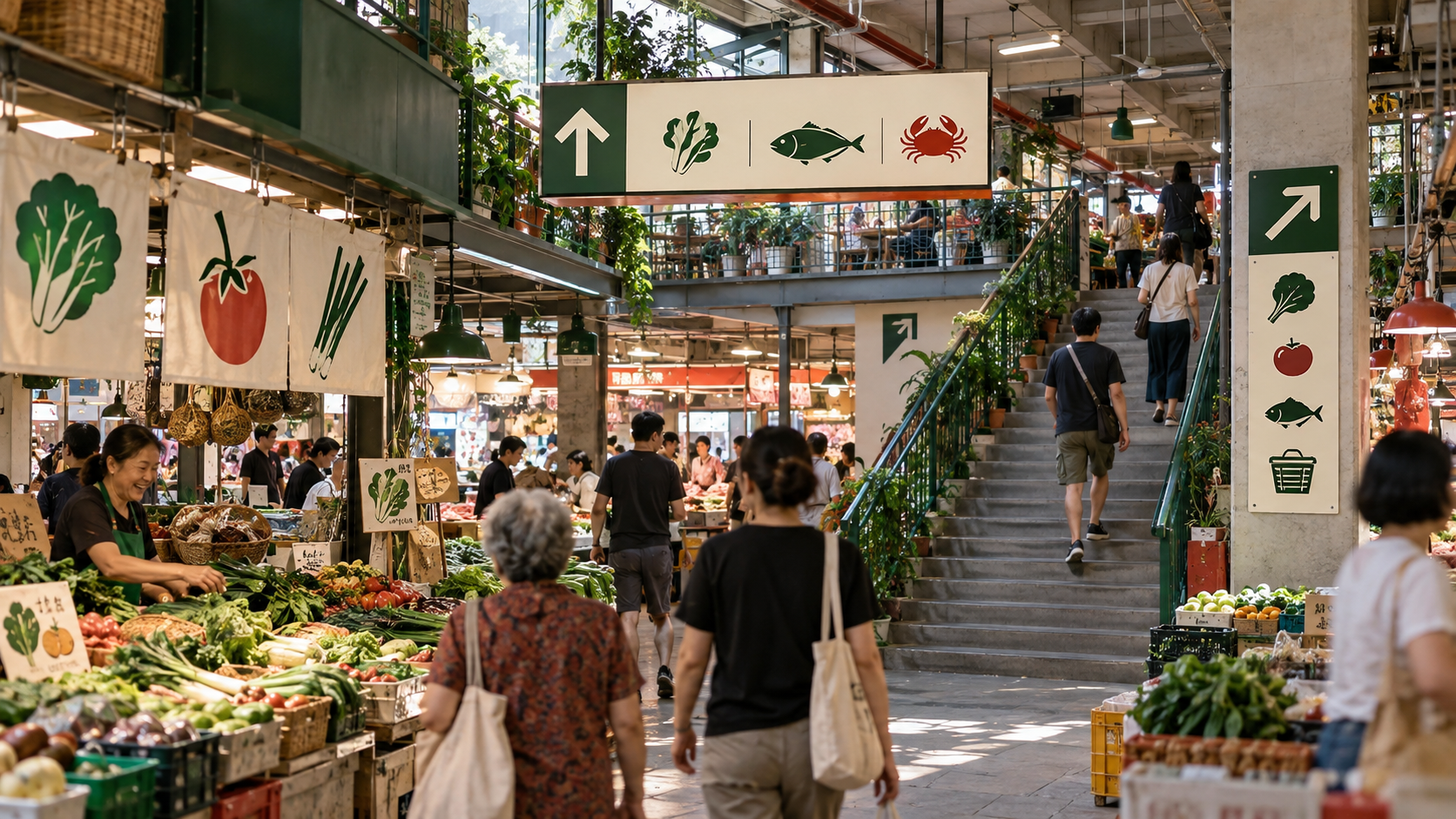 Nanxiang Market: Wayfinding for First Time Visitors